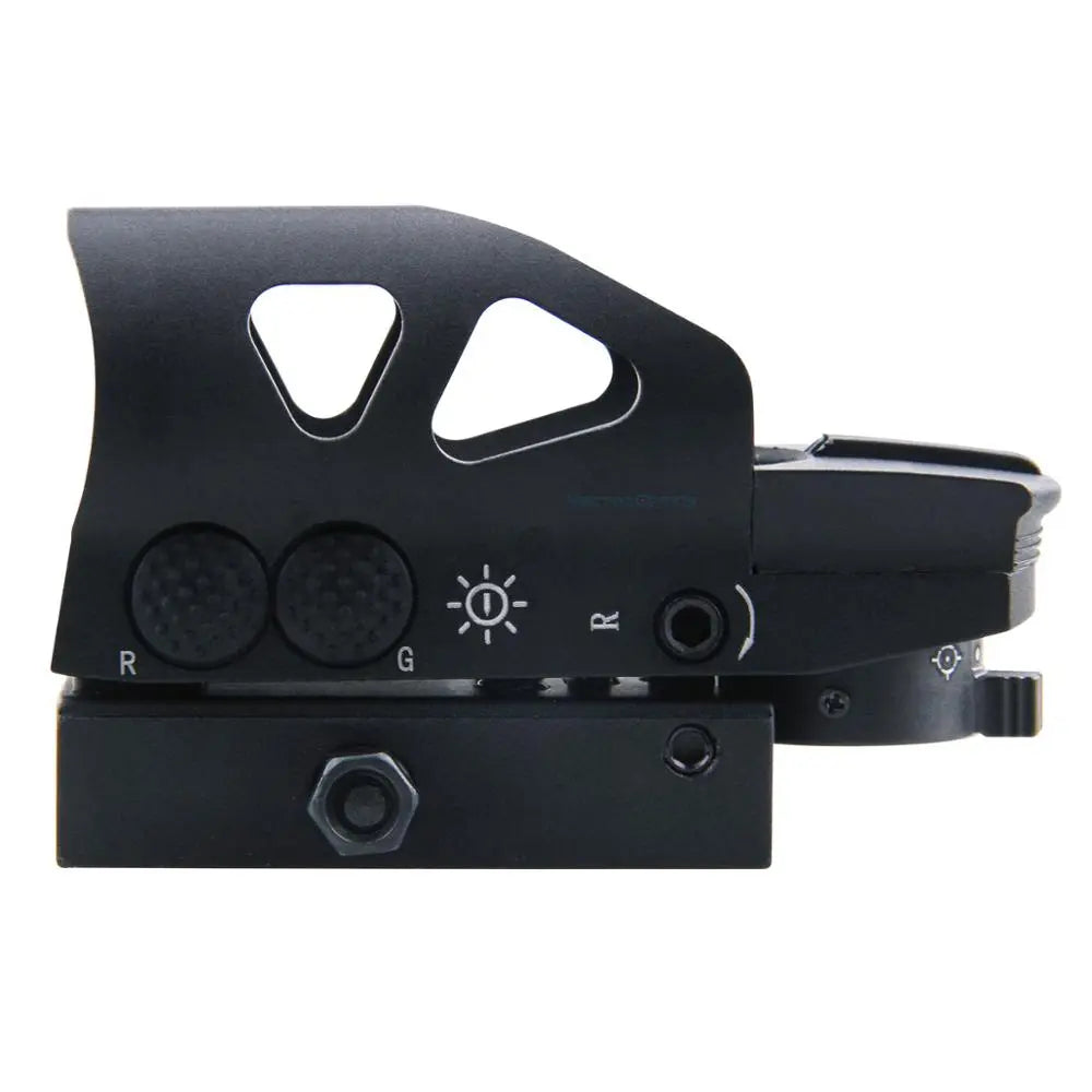Vector Optics Gen2 Ratchet 1x23x34 Hunting Red Green Dot Scope 4 Reticle Open Sight with Picatinny Mount for AK 5.56 12ga .308