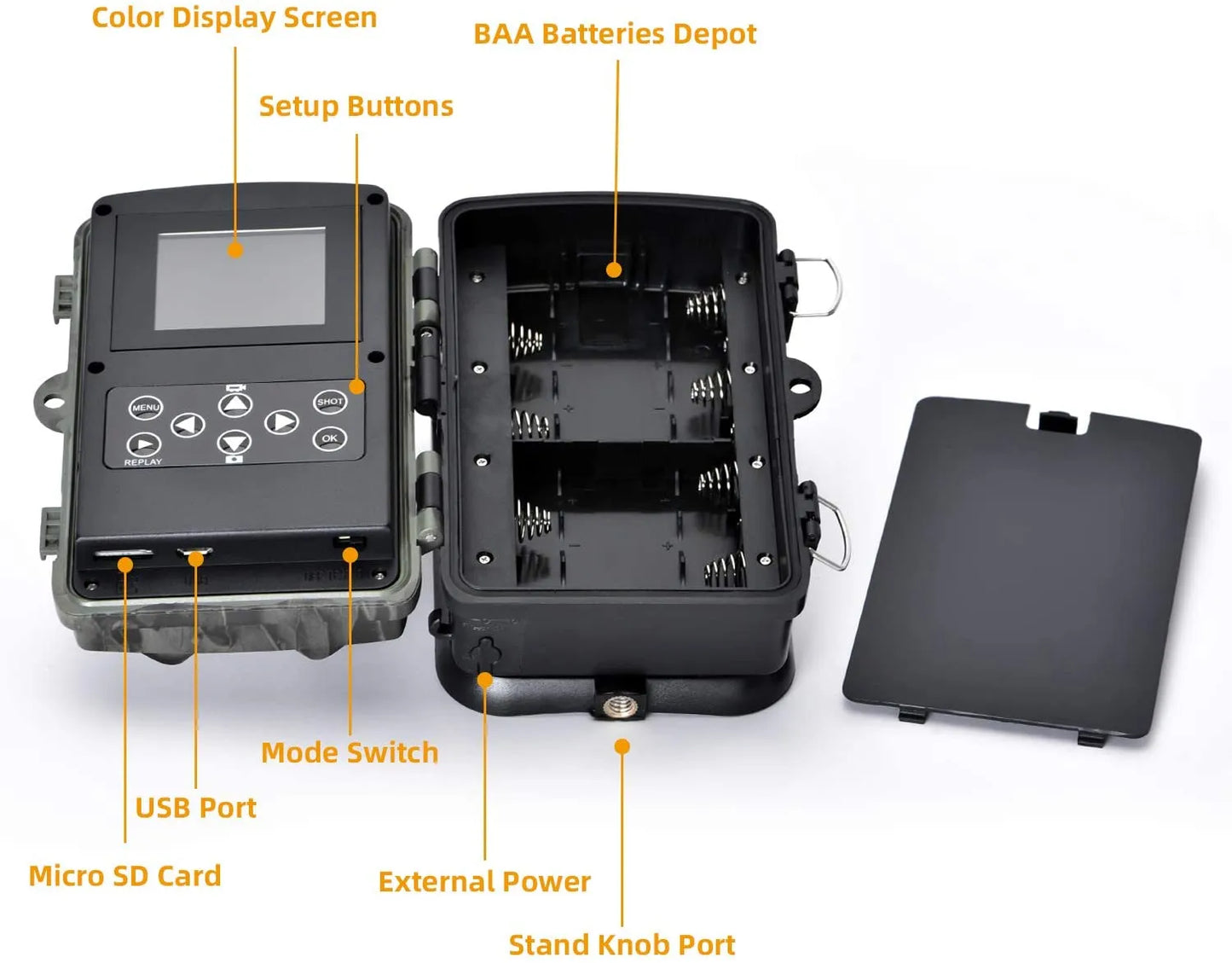 Suntekcam HC-801 series APP Control 4G 20MP 1080P Hunting Trail Camera Wireless Wildlife Cameras 0.3S Trigger Night Vision