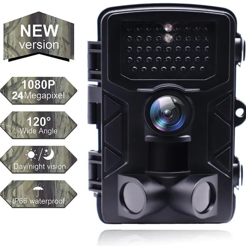 Outdoor Wildlife Trail Camera Hunting HD 24MP 2.7K 940NM Waterproof IR Night Vision PhotoTraps Tracking Cam Surveillance